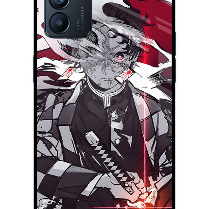 Demon Slayer Oppo Reno6 5G Glass Case