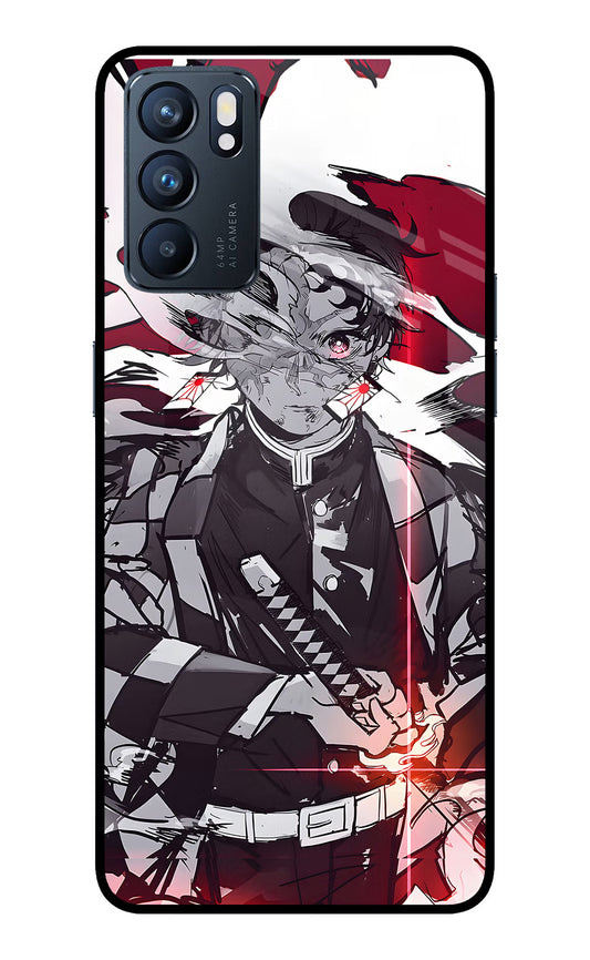 Demon Slayer Oppo Reno6 5G Glass Case