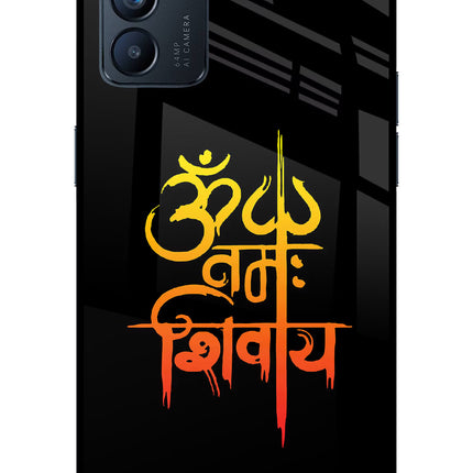 Om Namah Shivay Oppo Reno6 5G Glass Case Back Cover by Casekaro