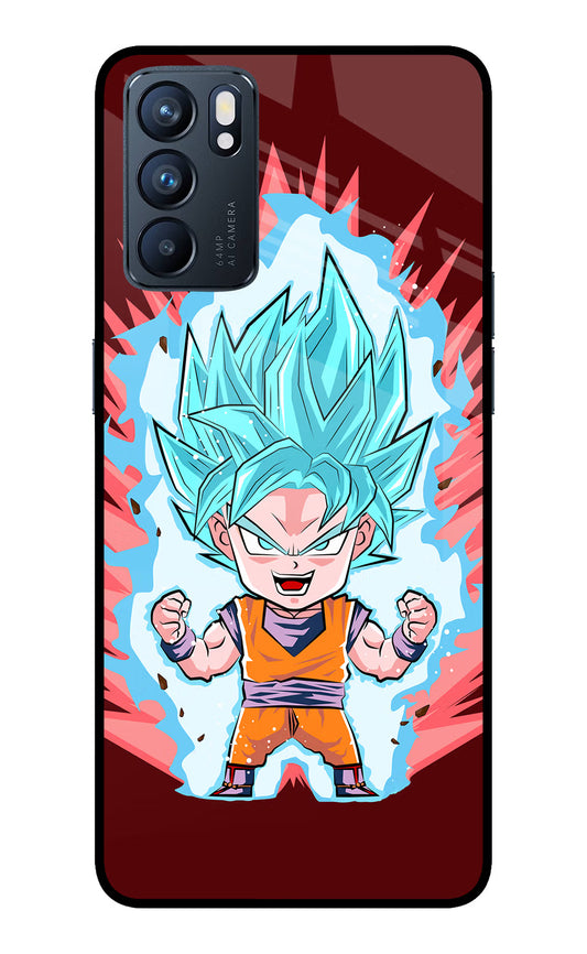 Goku Little Oppo Reno6 5G Glass Case