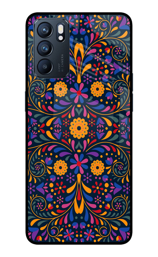 Mexican Art Oppo Reno6 5G Glass Case