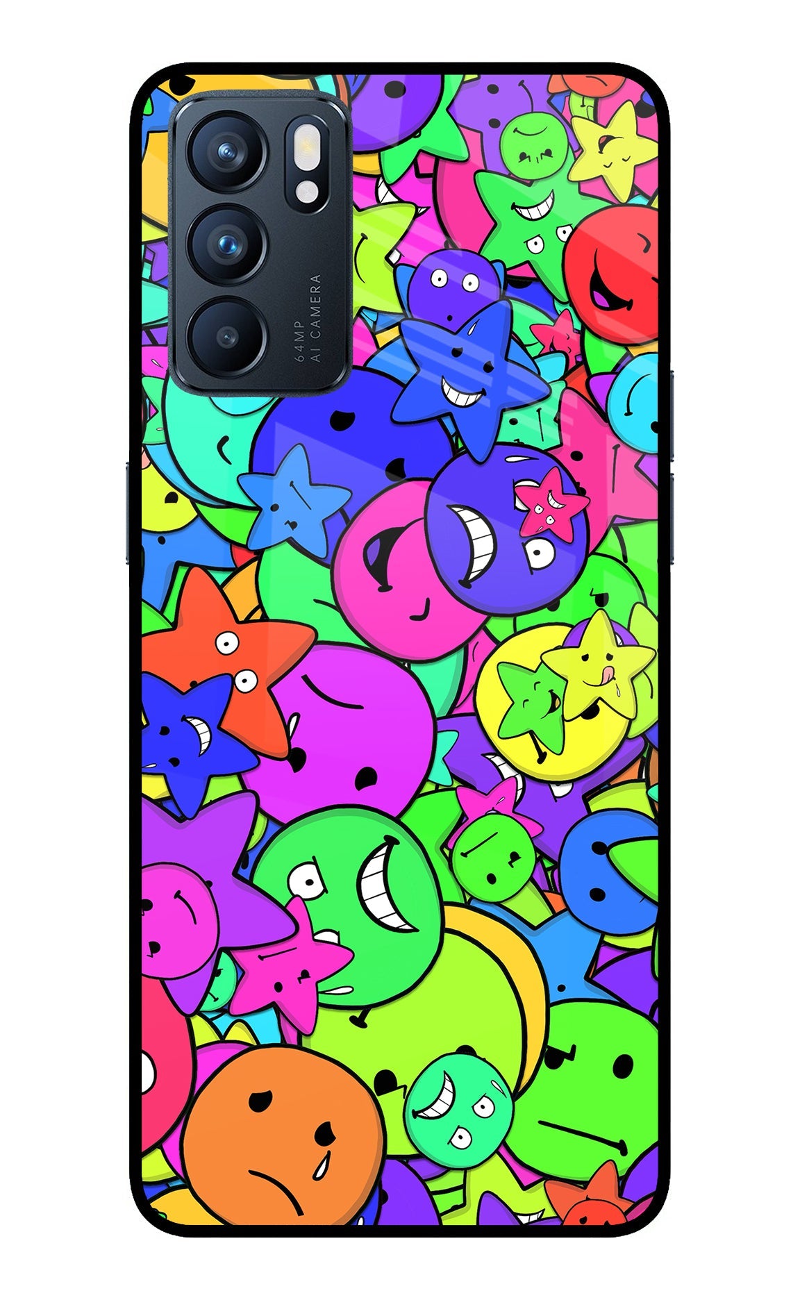 Fun Doodle Oppo Reno6 5G Back Cover