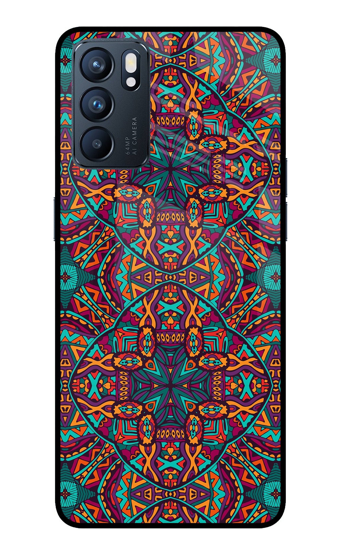 Colour Mandala Oppo Reno6 5G Back Cover