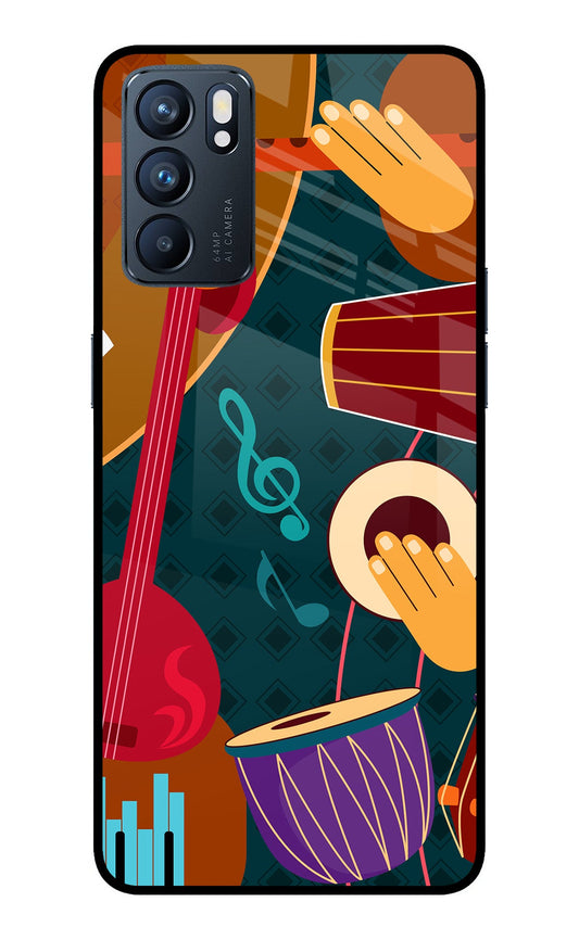 Music Instrument Oppo Reno6 5G Glass Case