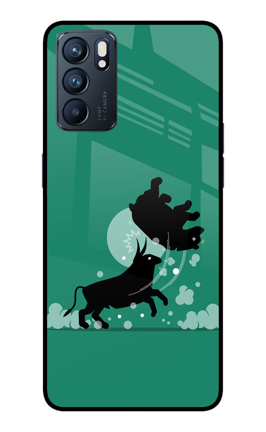 Bull Conqueror Oppo Reno6 5G Glass Case