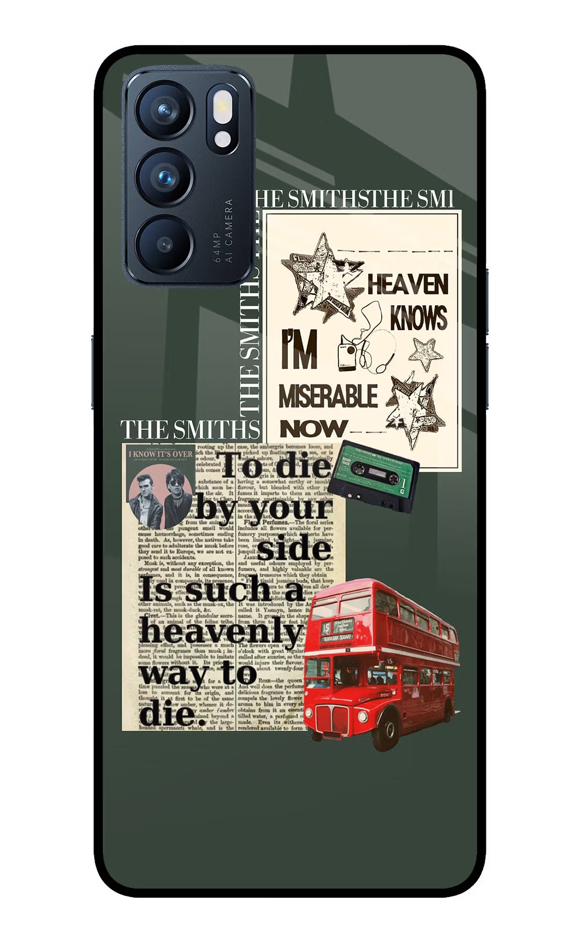 The Smiths Oppo Reno6 5G Glass Case Back Cover by Casekaro