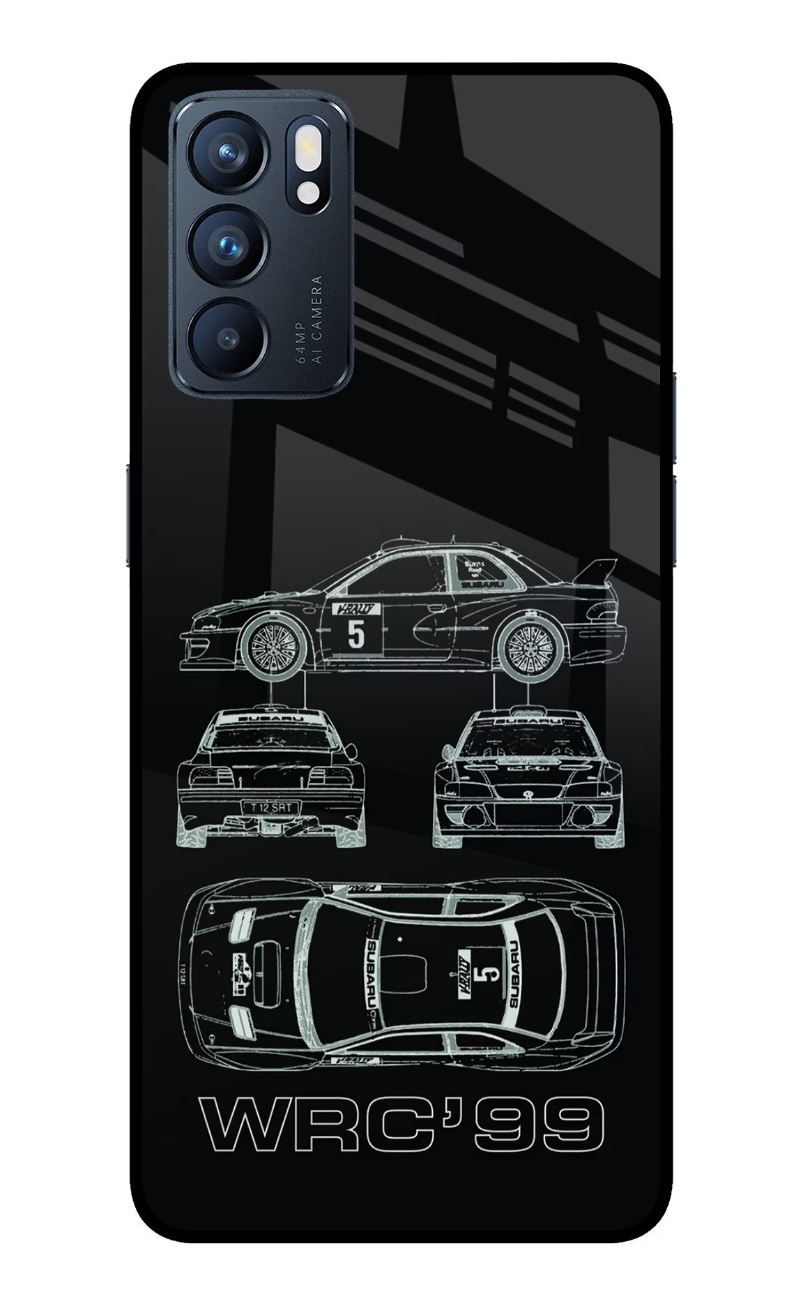 WRC'99 Oppo Reno6 5G Glass Case