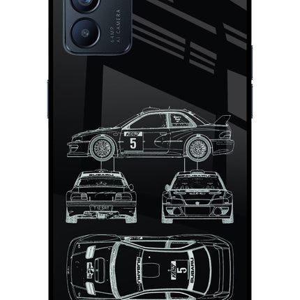 WRC'99 Oppo Reno6 5G Glass Case Back Cover by Casekaro