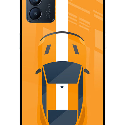Highway Pursuit Oppo Reno6 5G Glass Case Back Cover by Casekaro