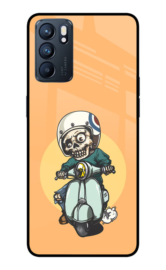 Undead Biker Oppo Reno6 5G Glass Case