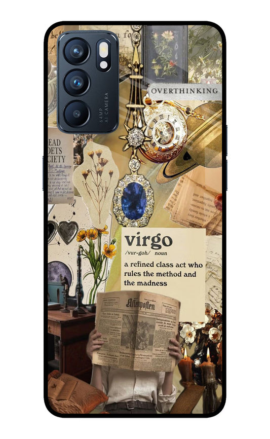 Virgo Zodiac Oppo Reno6 5G Glass Case