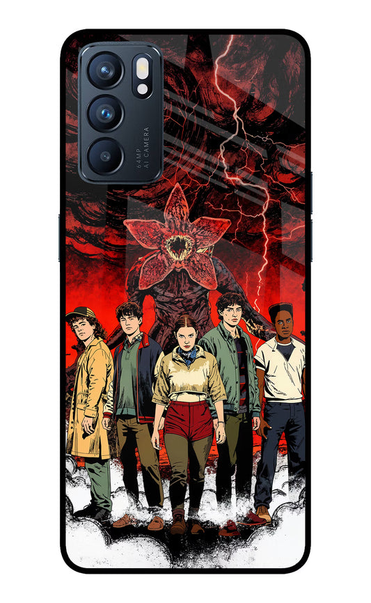 Ordinary Things Characters Oppo Reno6 5G Glass Case