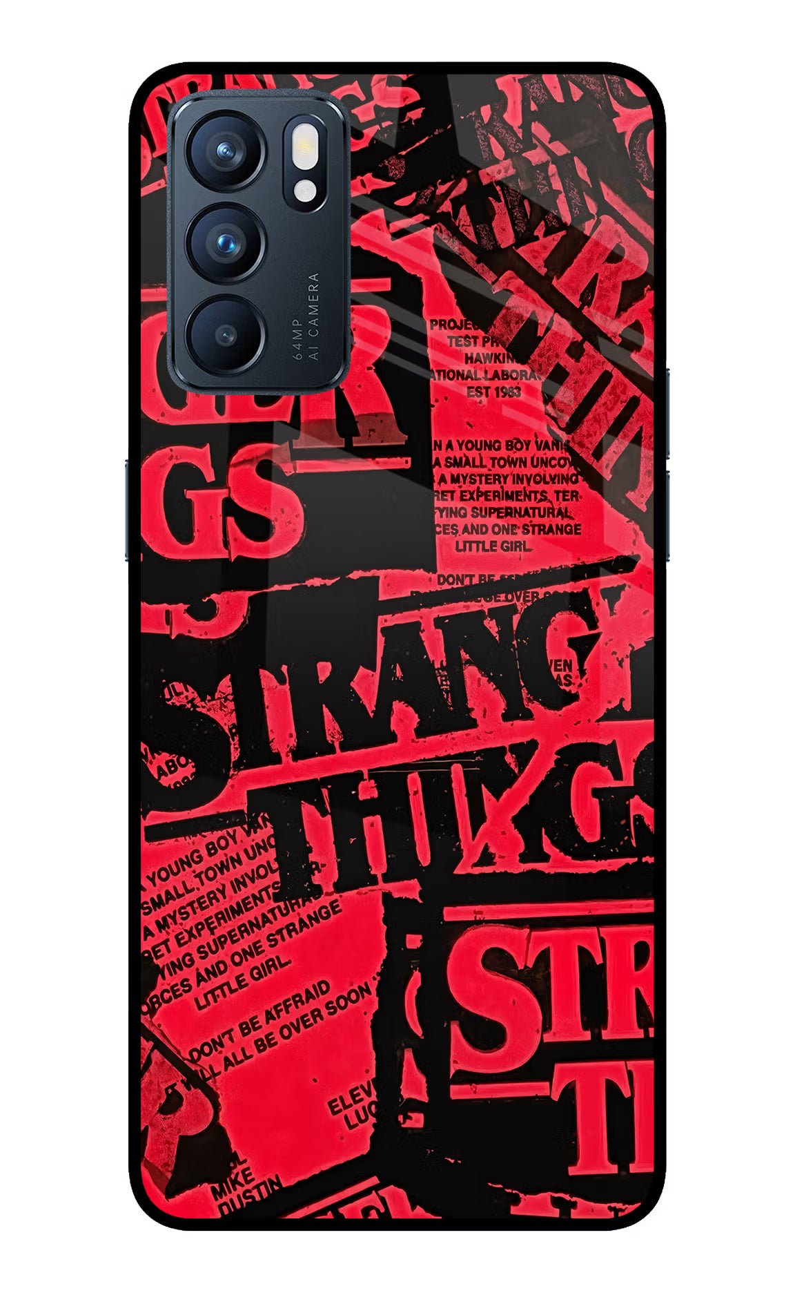 Ordinary Things Oppo Reno6 5G Glass Case Back Cover by Casekaro