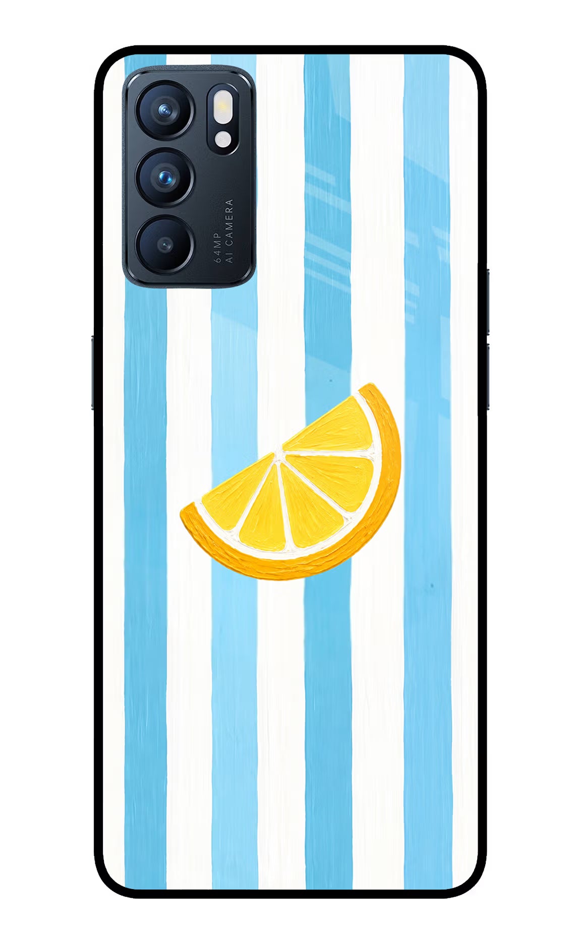 Summer Lemon Oppo Reno6 5G Glass Case