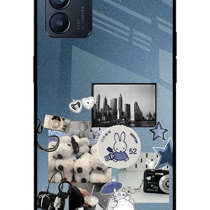 Miffy Oppo Reno6 5G Glass Case Back Cover by Casekaro