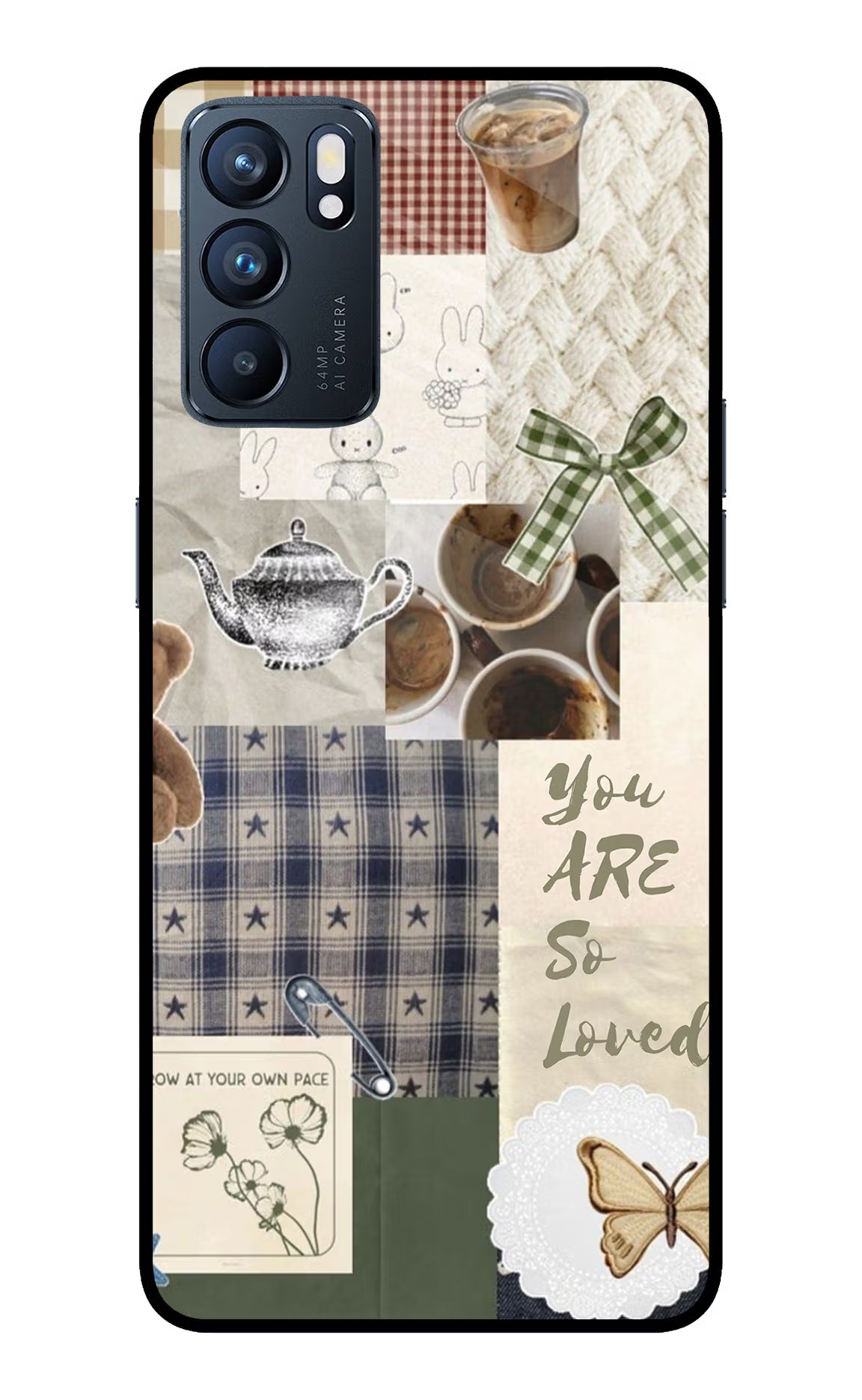 Cookie Oppo Reno6 5G Glass Case