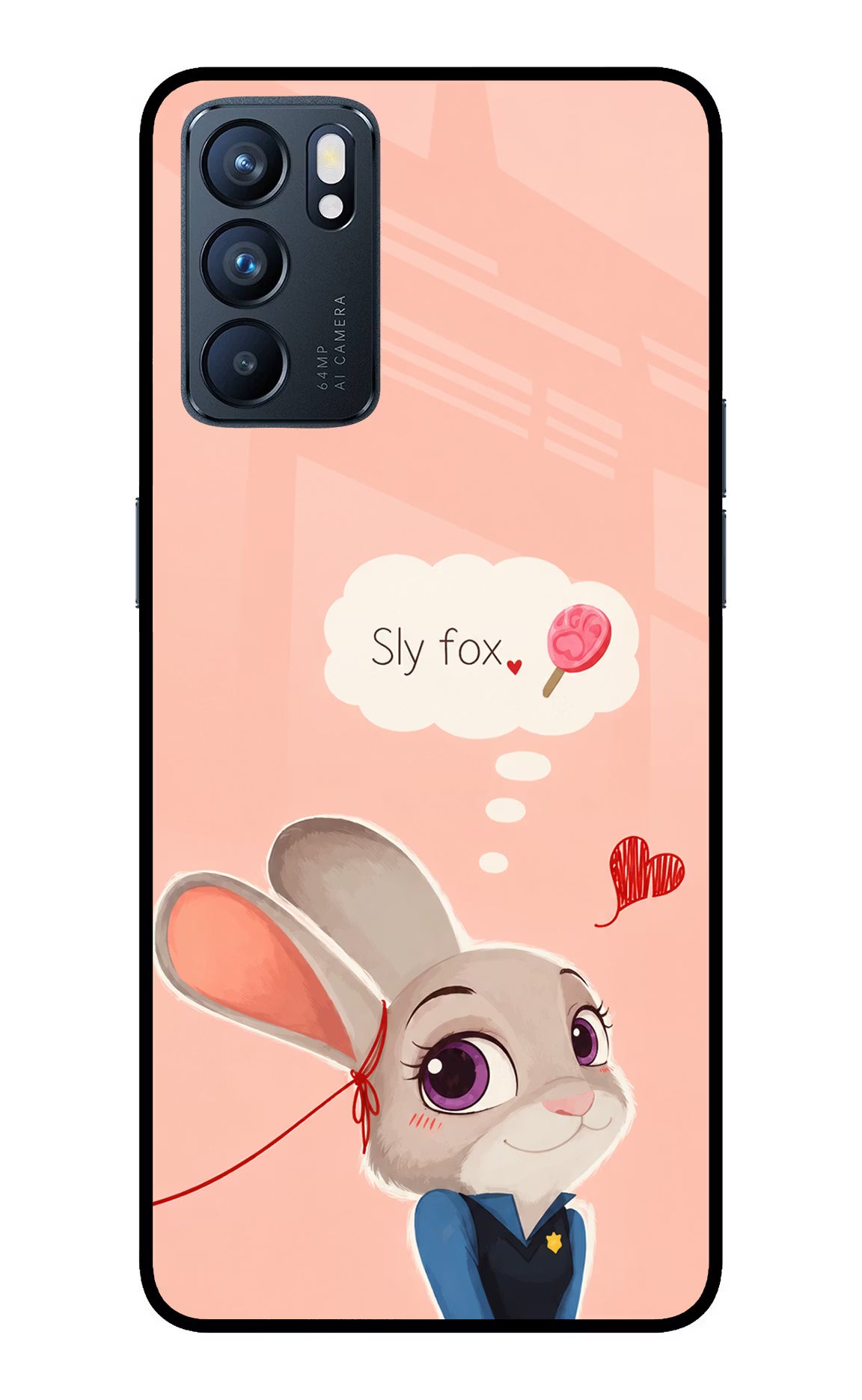 Judy Charm Oppo Reno6 5G Glass Case