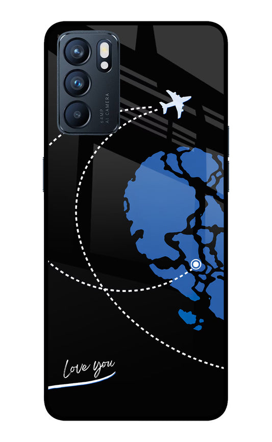 Love Orbit Oppo Reno6 5G Glass Case