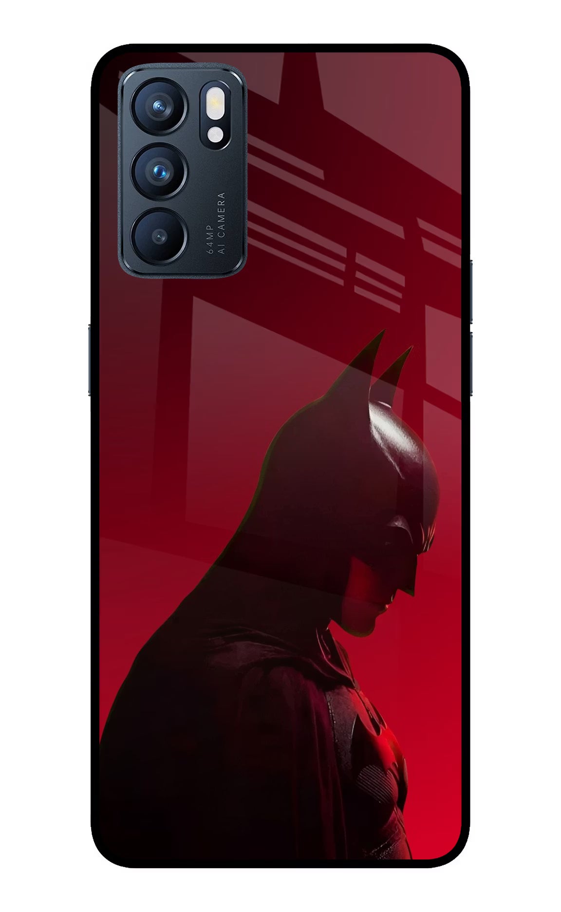 Dark Knight Oppo Reno6 5G Glass Case