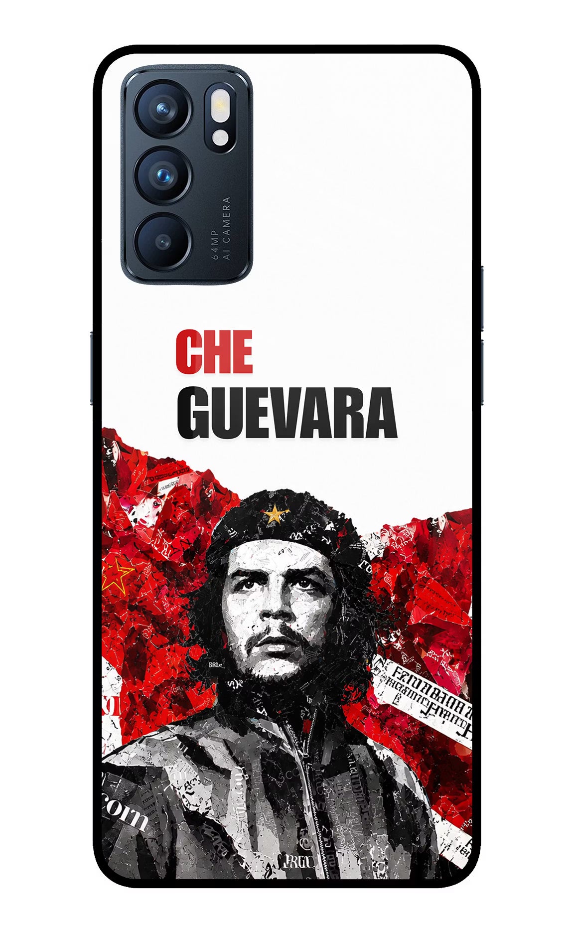 Che Guevara Revolution Oppo Reno6 5G Glass Case