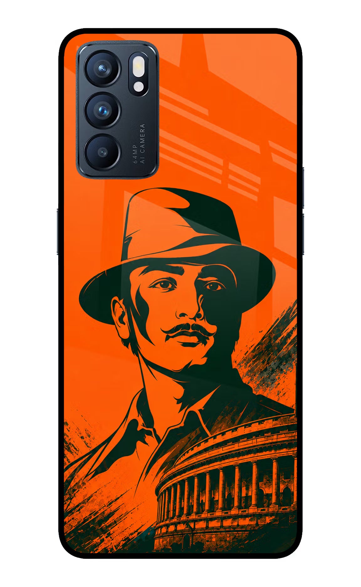 Bhagat Singh Legacy Oppo Reno6 5G Glass Case