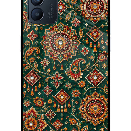 Green Pataka Oppo Reno6 5G Glass Case