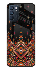 Noir Mehfil Oppo Reno6 5G Glass Case