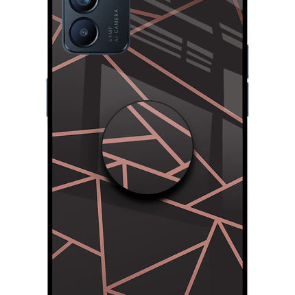 Geometric Pattern Oppo Reno6 5G Pop Case by Casekaro