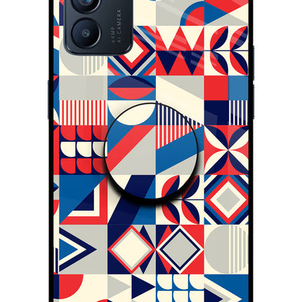 Colorful Pattern Oppo Reno6 5G Pop Case by Casekaro