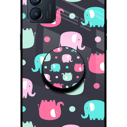 Baby Elephants Oppo Reno6 5G Pop Case by Casekaro