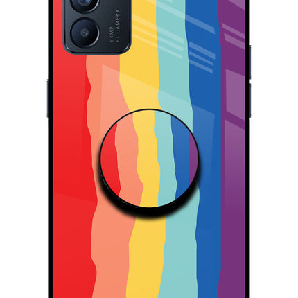 Rainbow Oppo Reno6 5G Pop Case by Casekaro