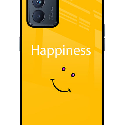 Happiness With Smiley Oppo Reno6 Pro 5G Glass Case