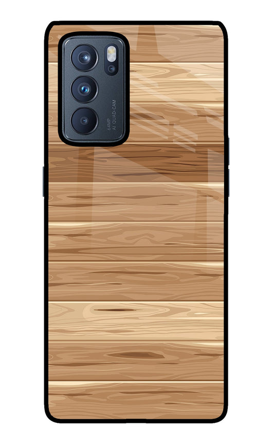 Wooden Vector Oppo Reno6 Pro 5G Glass Case