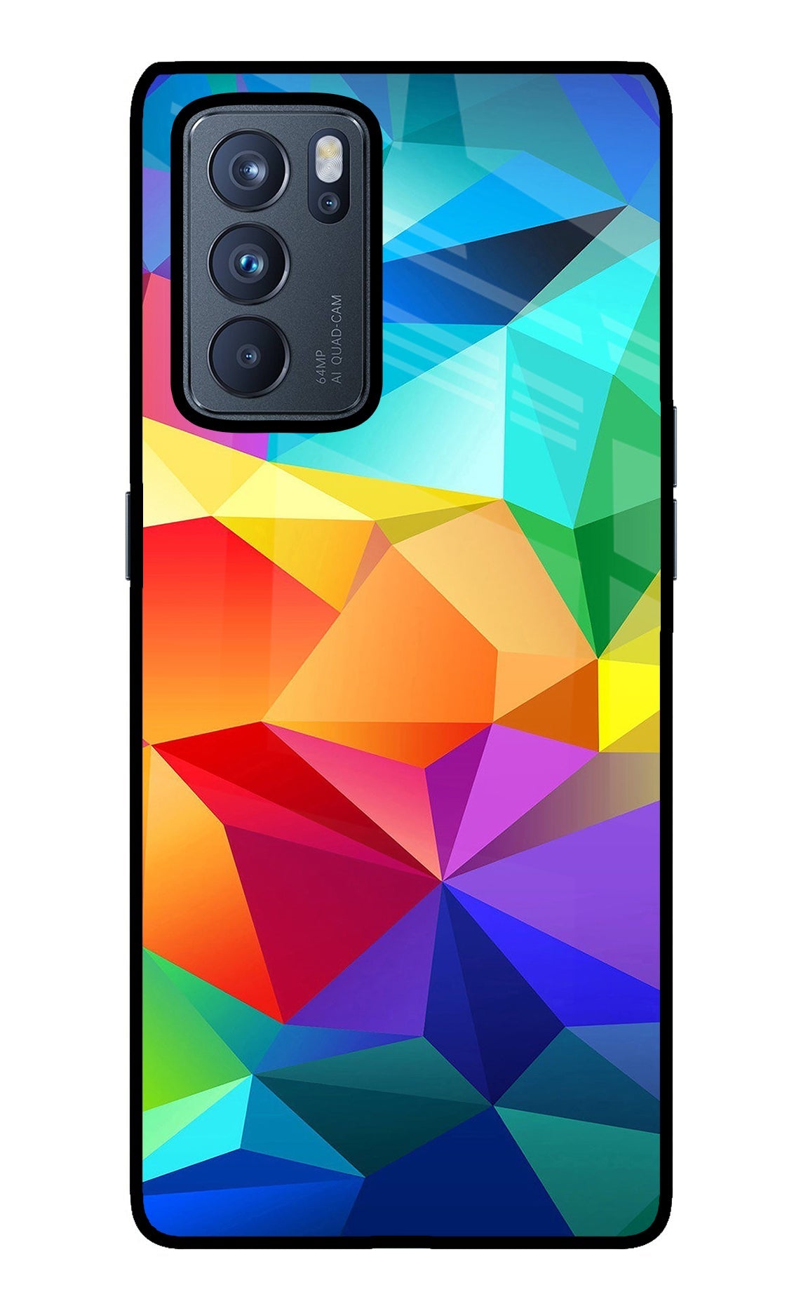 Abstract Pattern Oppo Reno6 Pro 5G Back Cover