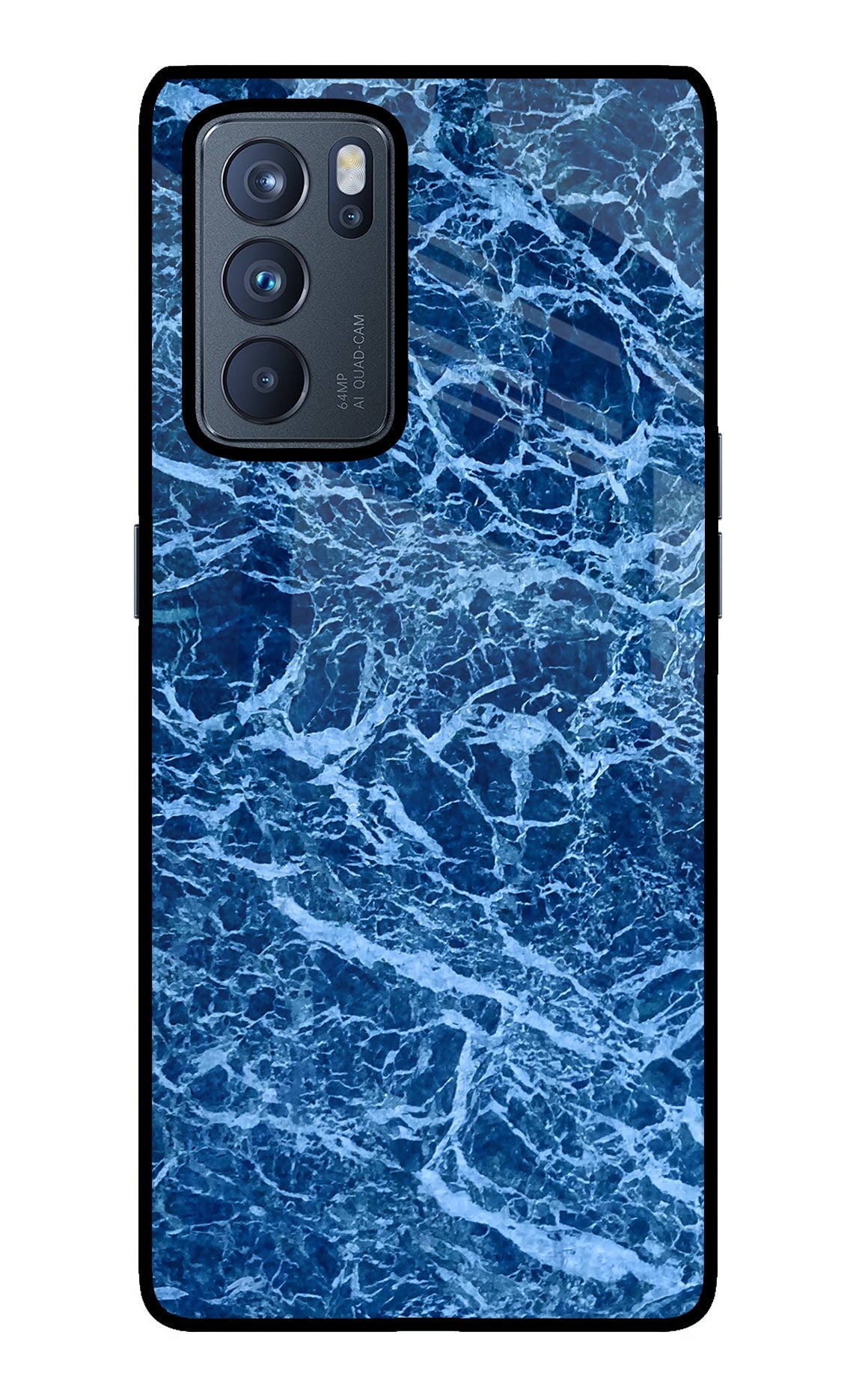 Blue Marble Oppo Reno6 Pro 5G Glass Case