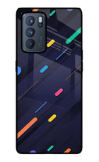 Abstract Design Oppo Reno6 Pro 5G Glass Case
