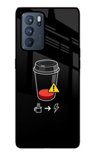 Coffee Oppo Reno6 Pro 5G Glass Case