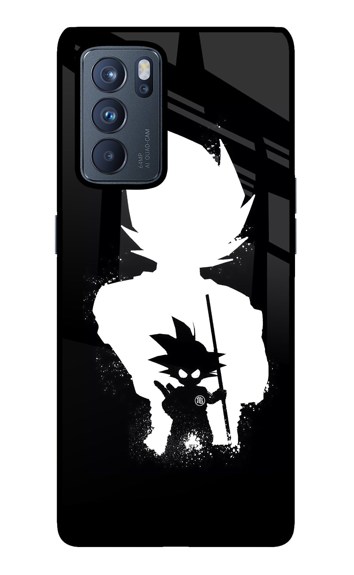 Goku Shadow Oppo Reno6 Pro 5G Glass Case