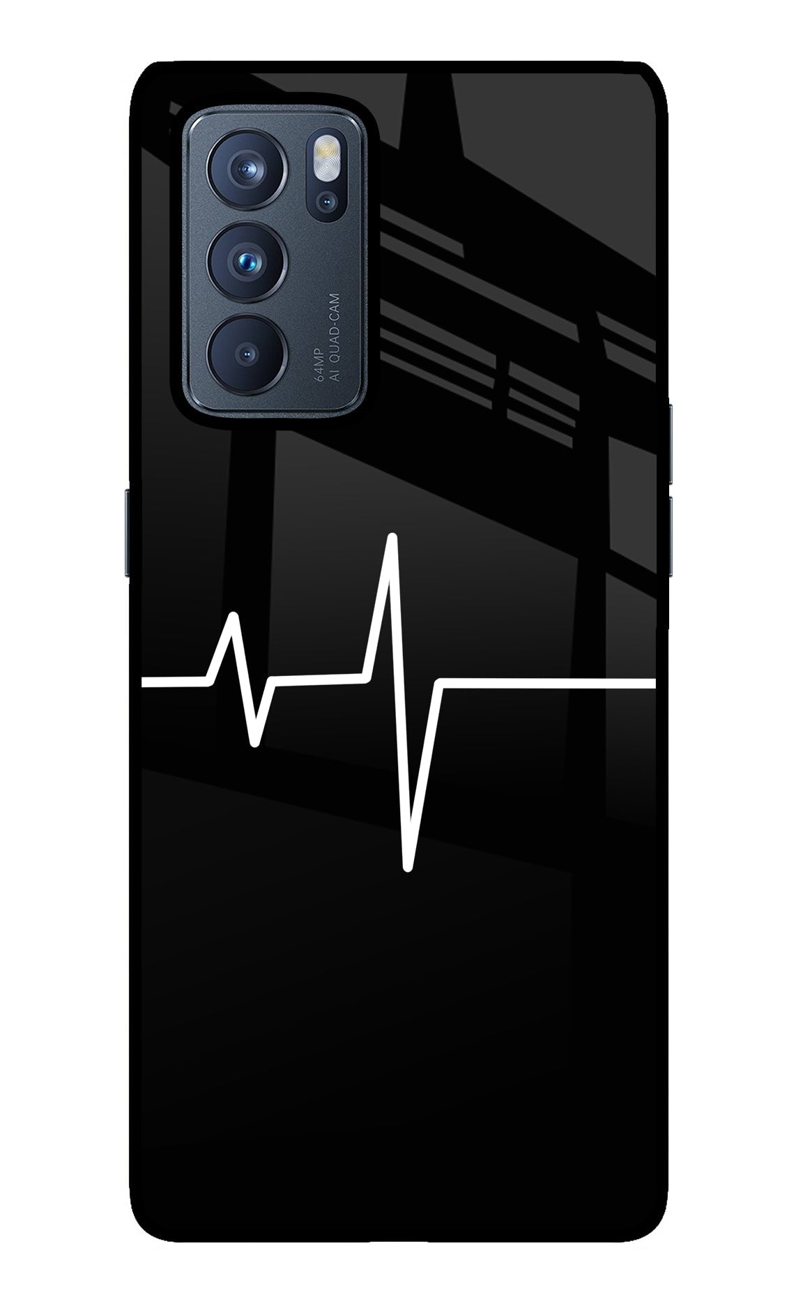 Heart Beats Oppo Reno6 Pro 5G Glass Case