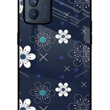 Flowers Oppo Reno6 Pro 5G Glass Case