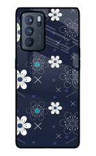 Flowers Oppo Reno6 Pro 5G Glass Case
