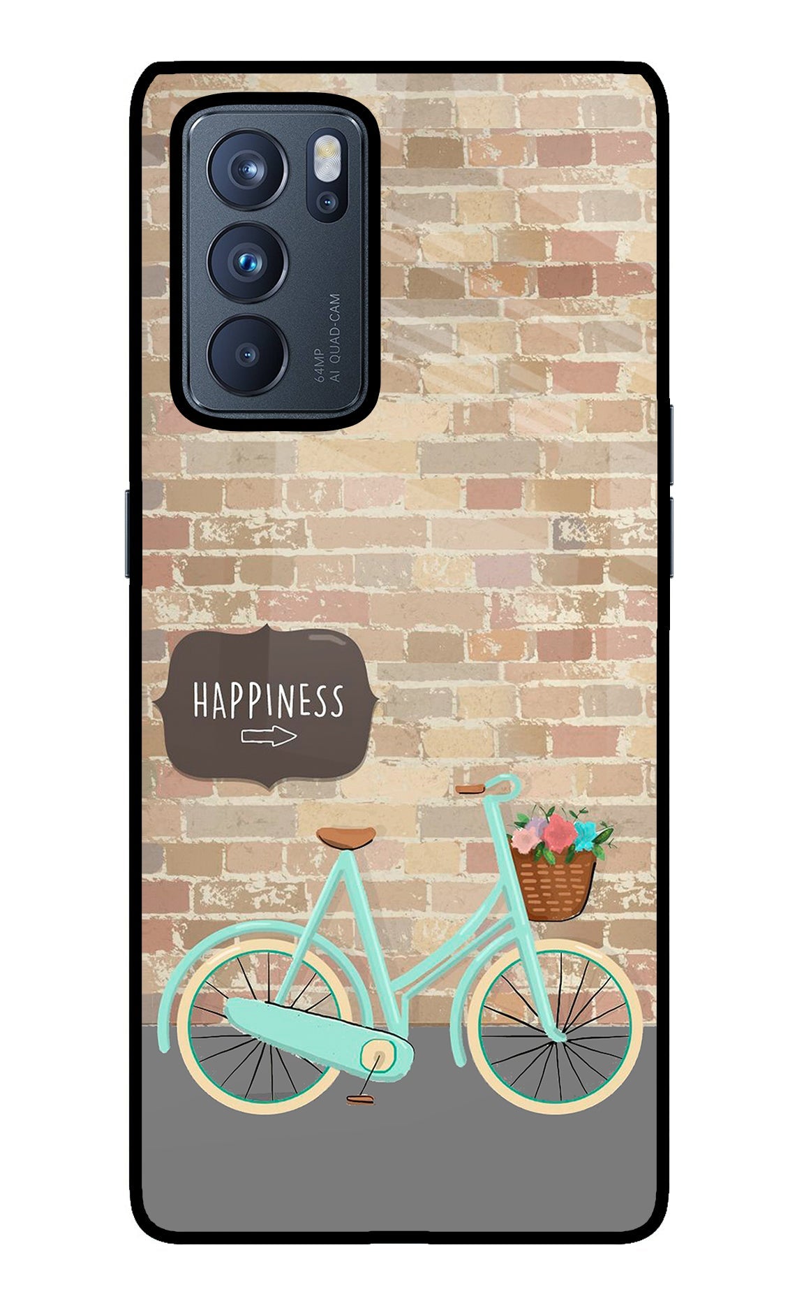 Happiness Artwork Oppo Reno6 Pro 5G Glass Case