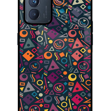 Geometric Abstract Oppo Reno6 Pro 5G Glass Case