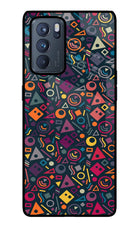 Geometric Abstract Oppo Reno6 Pro 5G Glass Case
