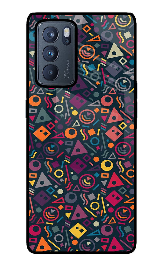 Geometric Abstract Oppo Reno6 Pro 5G Glass Case
