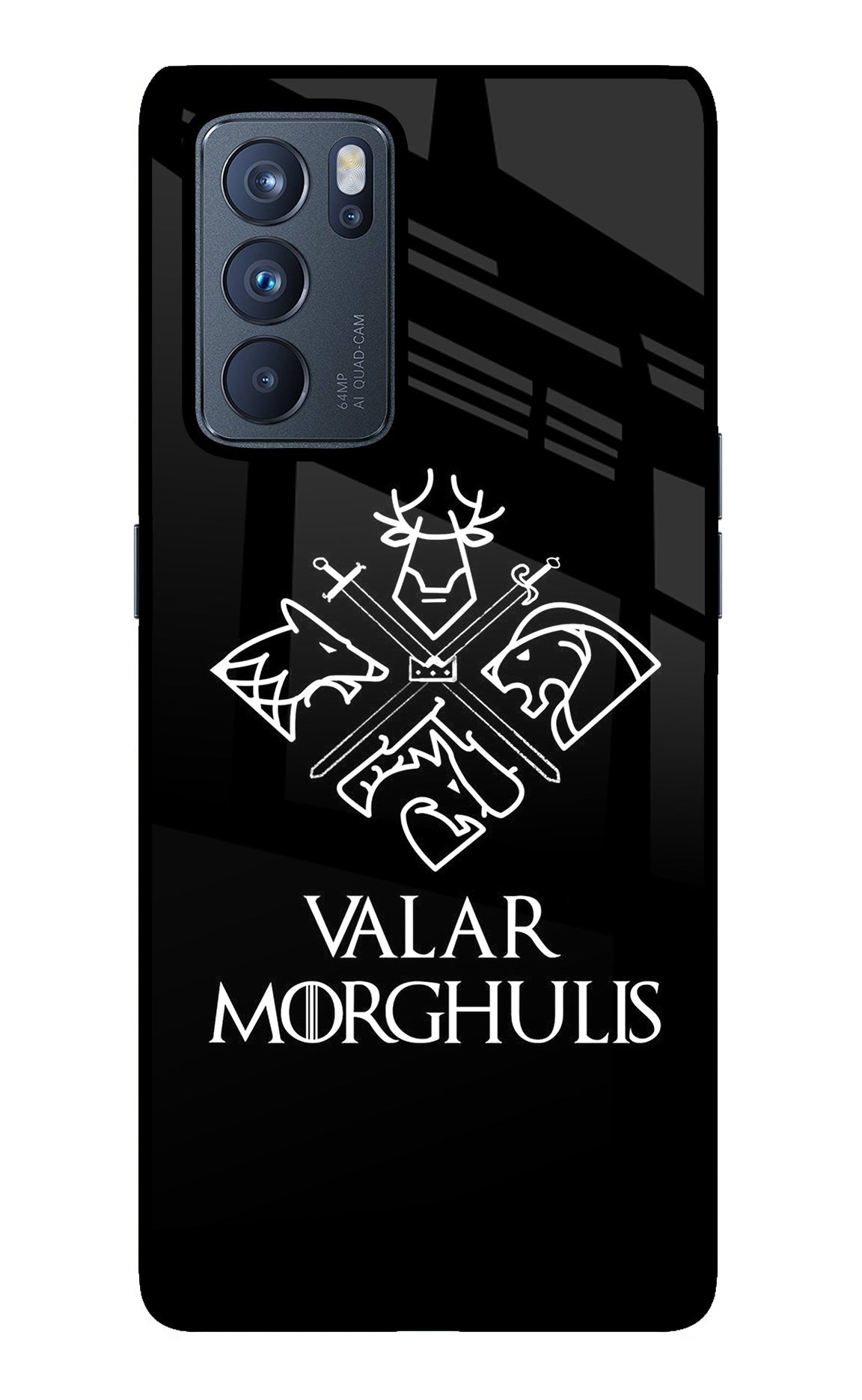 Valar Morghulis | Game Of Thrones Oppo Reno6 Pro 5G Glass Case