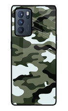 Camouflage Oppo Reno6 Pro 5G Glass Case