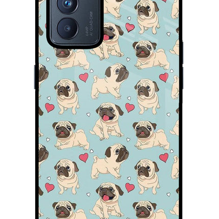 Pug Dog Oppo Reno6 Pro 5G Glass Case