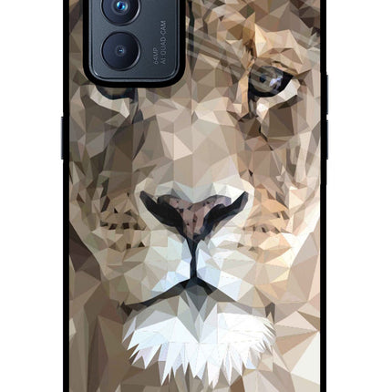 Lion Art Oppo Reno6 Pro 5G Glass Case