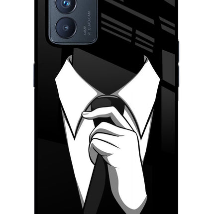 Black Tie Oppo Reno6 Pro 5G Glass Case